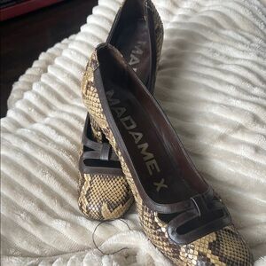 Women's Madame X Brown Snake-Print